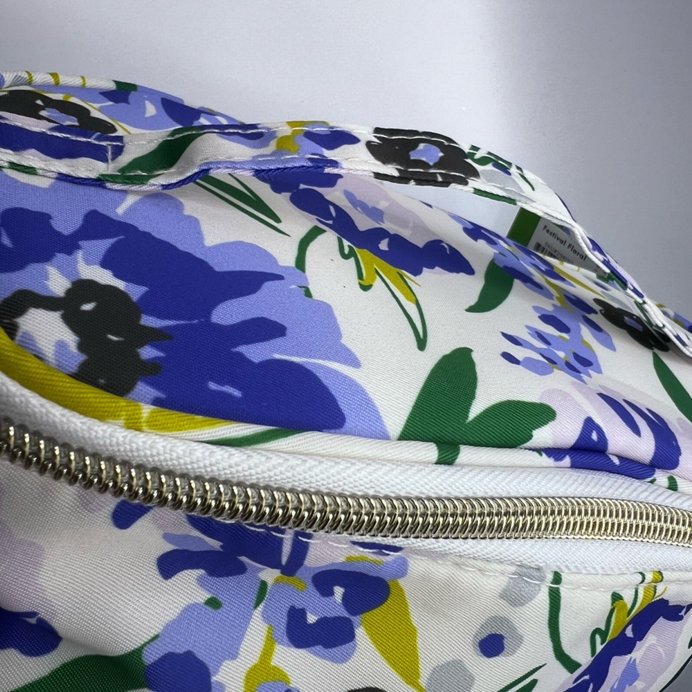 Kate Spade Festival Floral Lunch Tote in Blue, Green, Yellow, & White NEW w TAGS - Picture 9 of 12